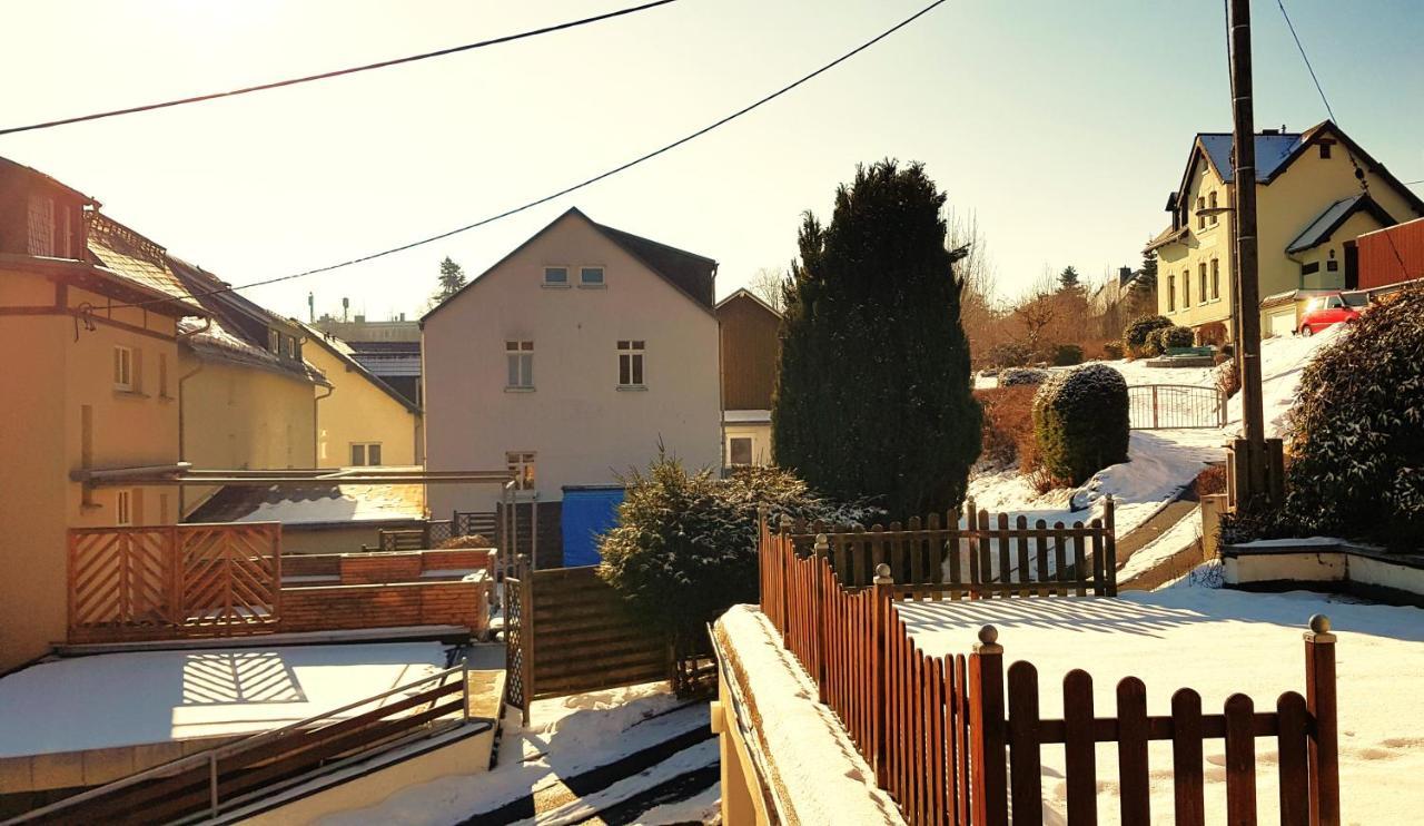 Villa Helvetia Bad Elster Bagian luar foto