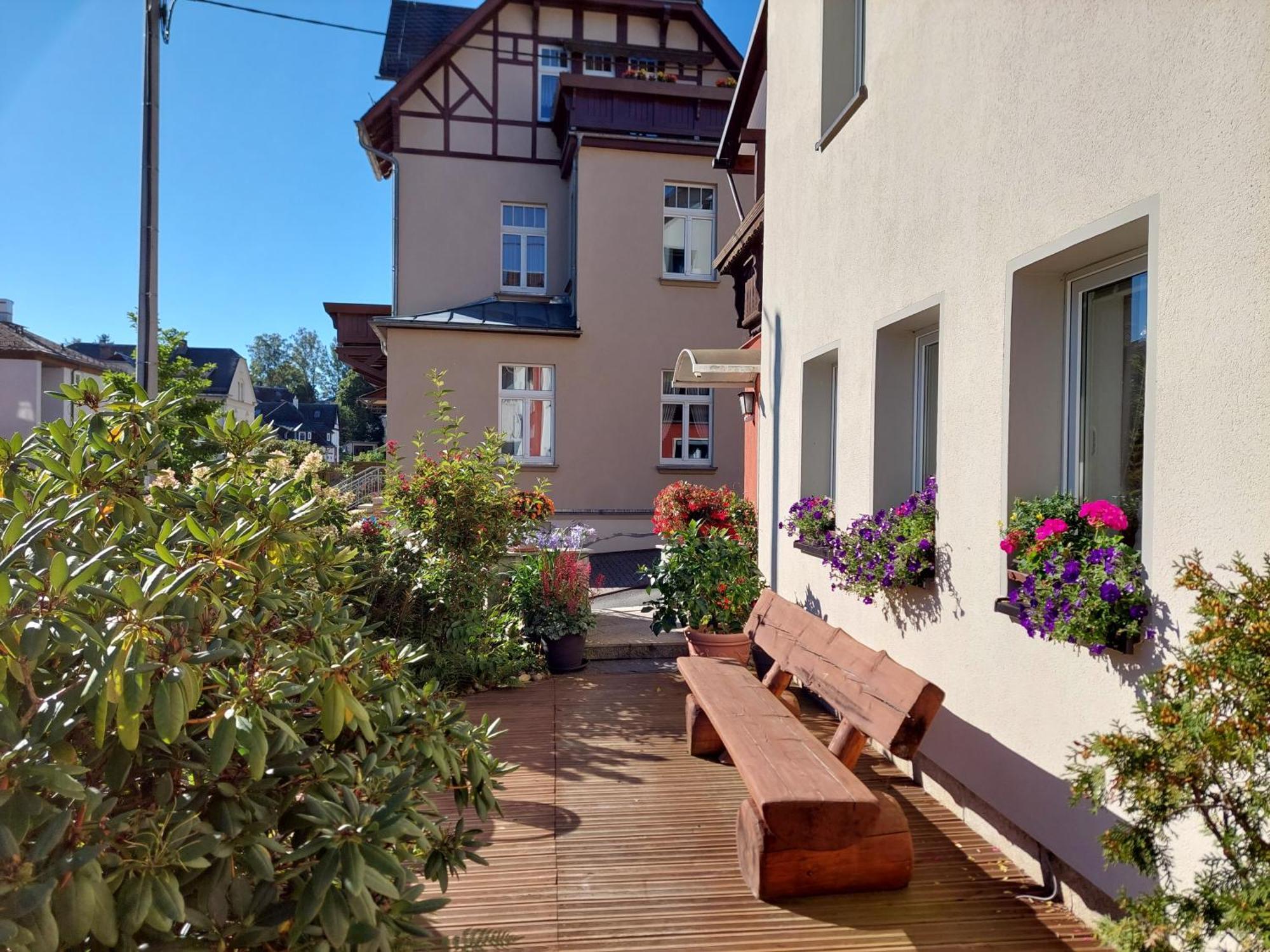 Villa Helvetia Bad Elster Bagian luar foto