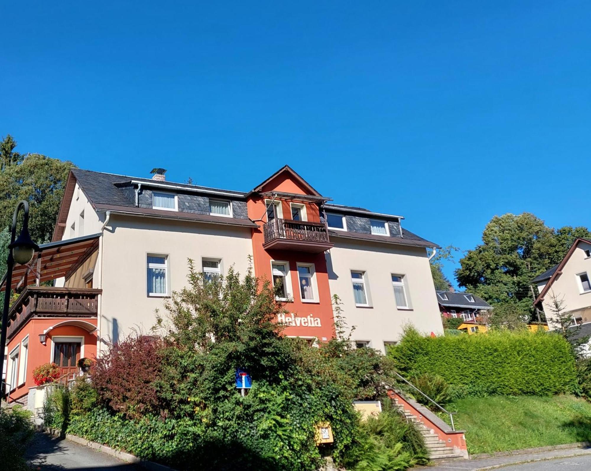 Villa Helvetia Bad Elster Bagian luar foto